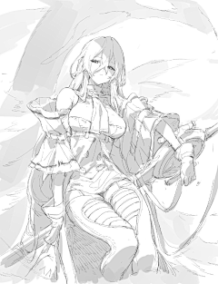 舛舛殿下采集到速写