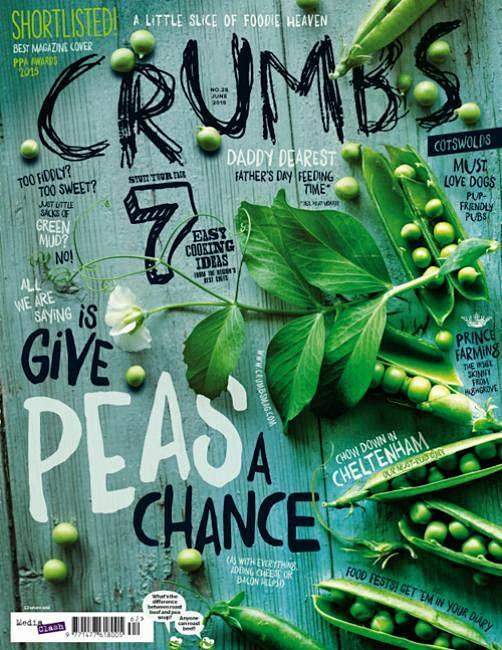 英國美食雜誌Crumbs誘人的封面設計。