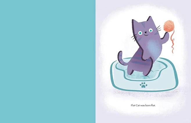 绘本推荐｜Flat Cat 扁平的猫