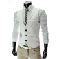 Boom Fashion Gilet Veste Sans Manches Slim Fit Homme Simple boutonnage: Amazon.fr: Vêtements et accessoires