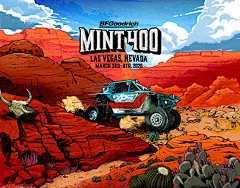 The mint 400 Illustrations
