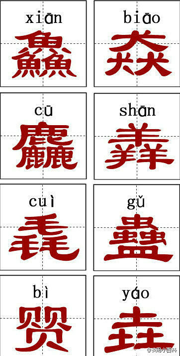 微博搞笑排行榜：汉字扫盲，不会读的速度转...