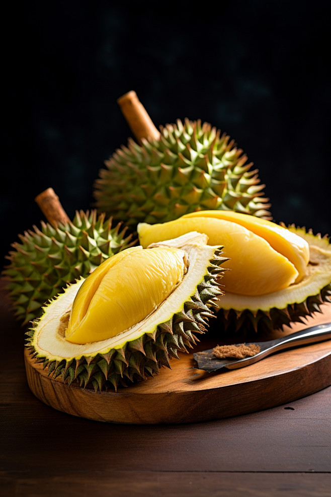 榴莲甜蜜美食摄影图