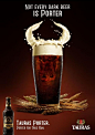 Bull - Tauras Beer Print Ad: 