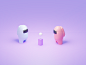 Among us character lowpoly space among us amongus illustration b3d game characters render blender 3d