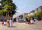 一生描绘巴黎的繁华与浪漫风情。画家Edouard Leon Cortes从1900年他开始画巴黎，这一画就画了60多年这座城市的所有季节与时代变迁。 ​ ​​​​