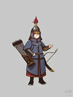 明代火枪手弓箭手