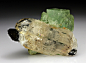 Herderite with Topaz, Elbaite, and Albite from Pakistan