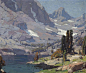 EDGAR PAYNE   Sierra Lake     Oil on Canvas     25” x 30”: 