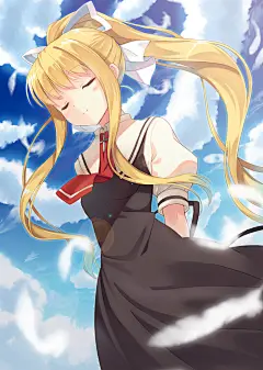 p站 二次元 插画 少女 头像 原创 壁纸 観鈴ちん誕生日おめでとう！ 神尾观铃 AIR 夏天的回忆 画师：あｚｚ@三日目東Ｃ32a id=44873127