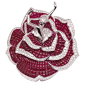 The Gloria Ballerina clip in platinum, features rubies by Van Cleef & Arpels Ballet Precieux collection