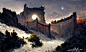 AI绘画 中国长城