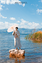 2019年12月份在云南抚仙湖拍的古装照片，这个暖橘色是很喜欢的调调呀#人像摄影#人像写真#抚仙湖