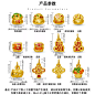 兴隆黄金招财进宝聚宝盆转运珠999足金吉祥福字同心结手链吊坠女-淘宝网