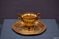 南京博物院收藏的明代金盏和盏托