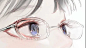 作者：   日本画师七癖みり       这个眼神眼睛也太好看了吧
