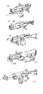 Cartoon gun sketch exercise, yuan z s : Cartoon gun sketch practice. I drew some weapons sketches in my spare time. I wanted to draw 100. But I can't stick to it. The theme is some junk patchwork weapons. I hope you like them 一堆废土垃圾枪草图·简笔画·凑合看···