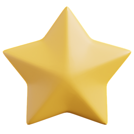 Star 3D Icon