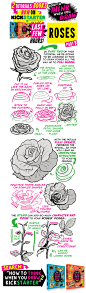 236 如何画玫瑰花-2玫瑰花