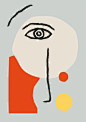 Matisse脸部艺术印花Henri Matisse灵感肖像线|  Etsy-#henri #inspired #matisse #portrait #print-#drawingdecoration