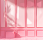 flat design image of a pink wall, in the style of opaque resin panels, sung kim, matte photo, traditional craftsmanship, playful use of light and shadow, contemporary glass, 8k 3d