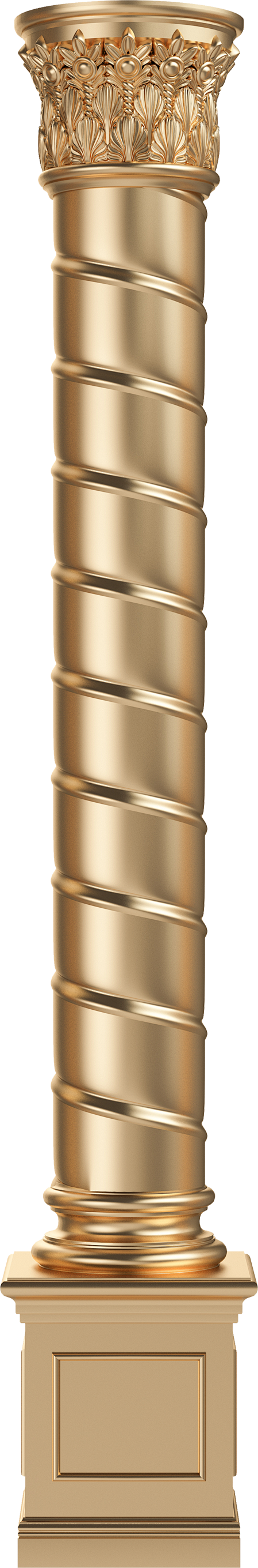 罗马柱图片欧式构件元素建筑装饰金色柱子