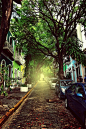 光在这条街的尽头,波多黎各的圣胡安