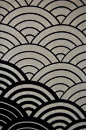 VINTAGE COTTON KIMONO FABRIC:Full of Unique Tsunami#75Z: