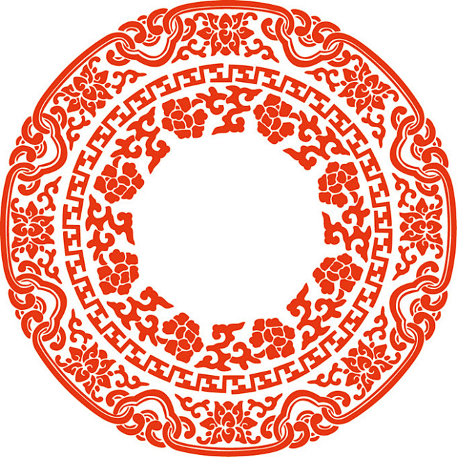 中国古典圆形花纹矢量素材.jpg