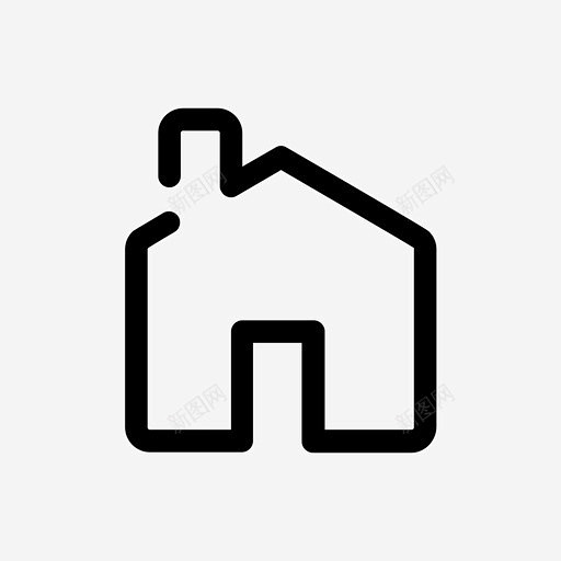 房子建筑物小屋图标 免费下载 页面网页 ...