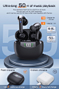 Amazon.com: INSBES Wireless Earbuds Bluetooth 5.3 Hi-Fi Headphones Touch Control with Wireless Charging Case 50hrs Playback LED Display Waterproof Stereo Earphones in-Ear Headset for Phone Computer Laptop Sports : Everything Else
