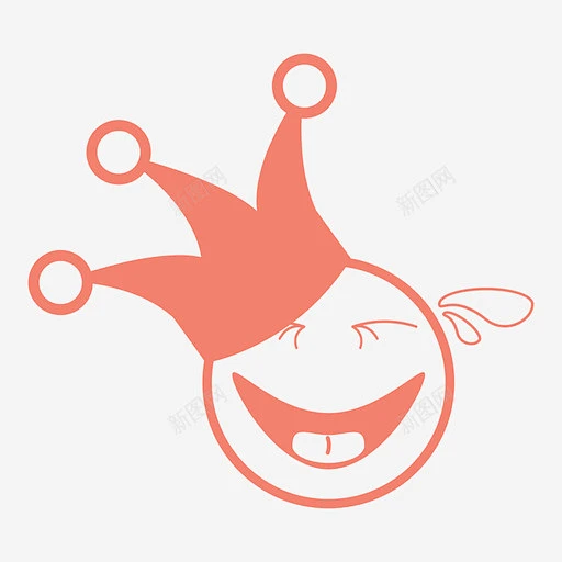 小丑笑话小丑帽图标 icon 标识 标志 UI图标 设计图片 免费下载 页面网页 平面电商 创意素材-花瓣网