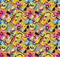 nickelodeon color pattern colorful raport seamless molinet Nick.com ninja Turtles  spongebob hip ilustracion modern "juan molinet"