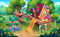 Illustration for game project Gardenscapes [Playrix]