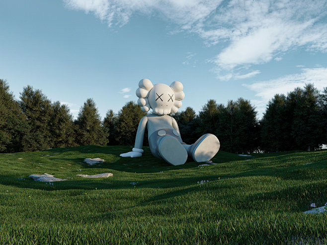 KAWS CGI