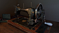 Vintage Sewing Machine, Linn Pennanen : A vintage sewing machine in a 1930's home. One of the more luxurious models around that time, heavily inspired by the Success series. 

This was a practice to further my skills in hard surface modeling and PBR textu