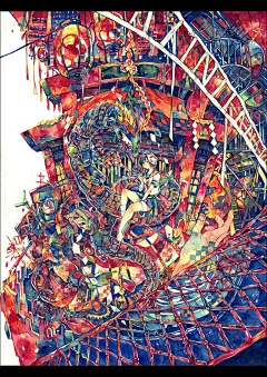 全都是手绘。“真正的传统插画”特辑 : 投稿到pixiv的插画作品主要是使用电脑和数码作画工具描绘的，不过也有很多将手绘作品扫描后投稿的插画，也就是常说的传统插画作品。直接接触纸张才能感受到的温暖以及细致的描绘，都是手绘所独有的呢。今天，就为大家介绍一些带有称赞作品非常优秀的标签“真正的传统插画”的作品。敬请欣赏这些令人难以相信是手绘的极致的传统插画作品。