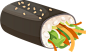 手绘卡通可爱韩式料理食物手账装饰PNG免扣元素 AI矢量图案PS素材 (5)