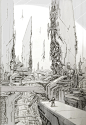 Sketch_Space colony_0224, Won Jun Tae