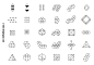 几何元素图标AI矢量素材Geometric element icon vector material#tiw036a40805 :  