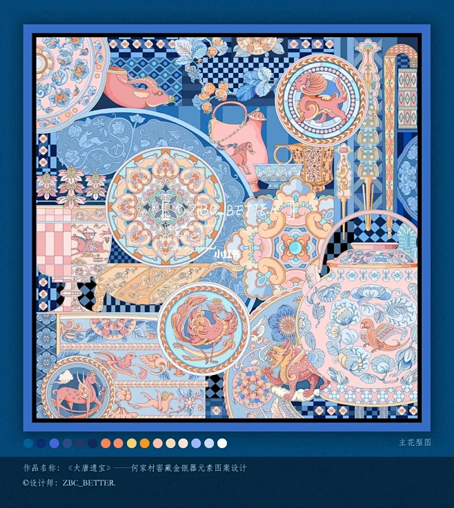 《大唐遗宝》_何家村窖藏器物纹样设计