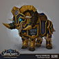 Dark Iron Dwarves, Kenny McBride : I'm a big fan of Dwarves and Paladins! 
I was stoked to be able to design a mount for the Bronze Beard and Dark Iron Paladins.