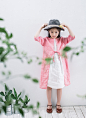 三茉T087朵/秘蜜/绽放童装系带拼接亚麻2017秋季新品连衣裙亲子装-淘宝网