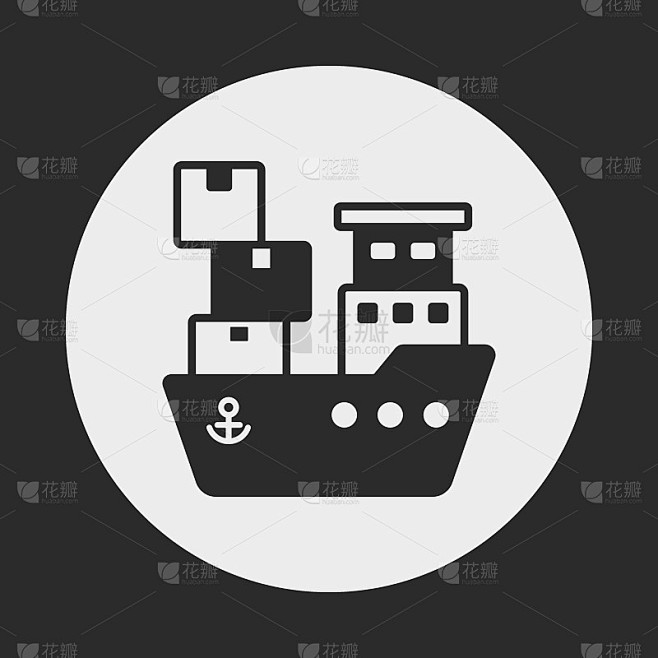 物流船图标