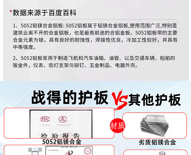 适用于问界M9底盘护板铝合金专用发动机电...