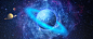 唯美宇宙星球星空背景背景图片素材