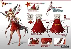 剑灵韩服玩家分享原创设计的人物时装美图_52PK剑灵图片站