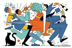 场景化、故事叙事化的商业插画创意设计集锦_形象_风格 (23)
