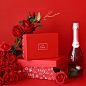 情人节礼品盒包装盒LOVE系列红色礼品盒礼物包装盒 长方形盒子-淘宝网
