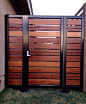 Modern horizontal style entry gate ipe-love.: 